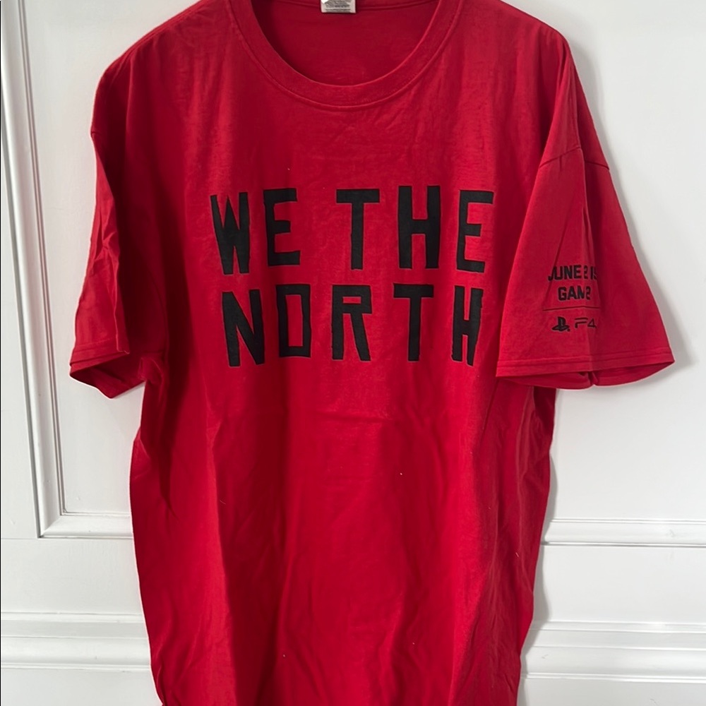 Toronto Raptors “We The North” 2019 NBA Playoffs Red Graphic Tee